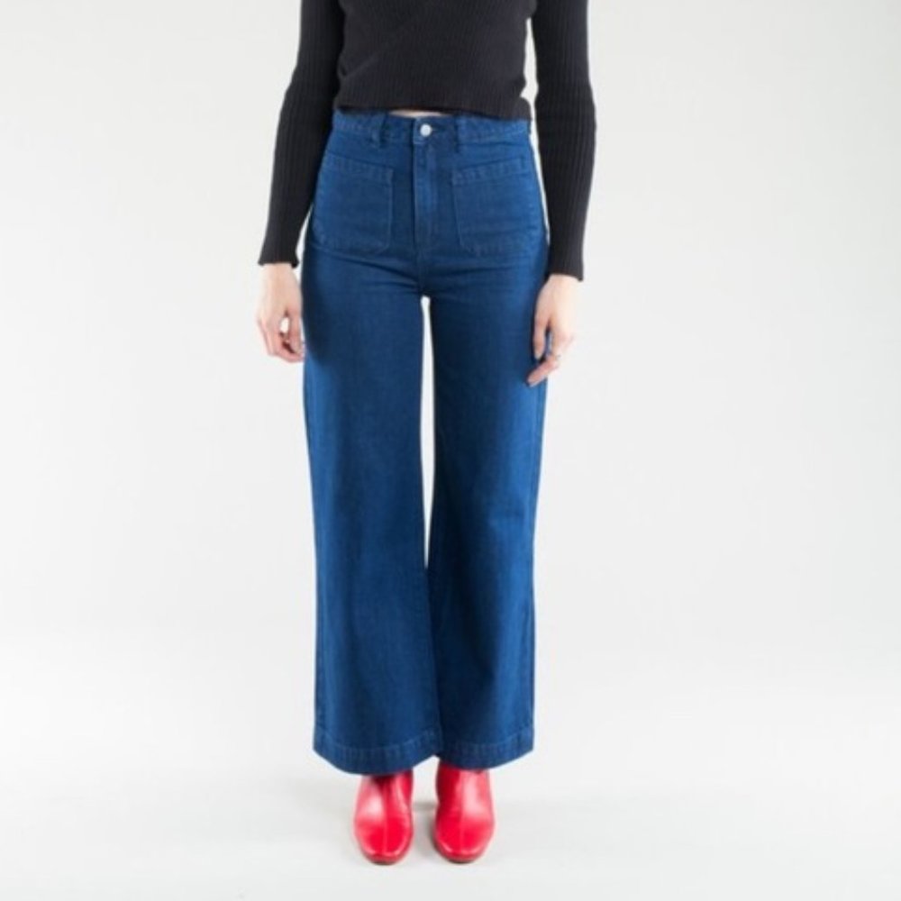 New Rollas Sailor Jean in Brigette Blue Size 27